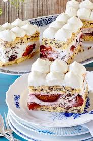 Stracciatella Pflaumen Schnitten Vom Blech Rezept Lecker Rezept Blechkuchen Einfach Kuchen Und Torten Kuchen Und Torten Rezepte