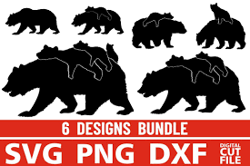 Download Mama Bear And Cubs Svg Novocom Top