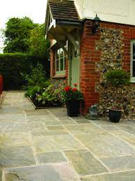 Old Black Sandstone Patio Paving Cottage Patio Patio Slabs Courtyard Gardens Design