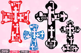 Download Christian Cross Svg Silhouette Cutting Files Jesus Cross Religious Monogram Clipart Cricut Bible Sign Icons God Design Cameo Vinyl 513s By Hamhamart Thehungryjpeg Com