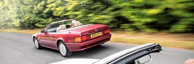 1965 Mercedes Benz 230sl W113 Vs 1977 350sl R107 1995 Sl320 R129 2000 Slk230k R170 And 2003 Sl55 Amg R230 Drive