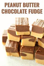 Double Decker Chocolate Peanut Butter Fudge Recipe Chocolate Peanut Butter Fudge Peanut Butter Fudge Fudge Recipes