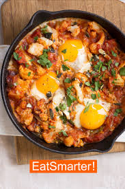 Blumenkohl Shakshuka Rezept Shakshuka Rezept Rezepte Lebensmittel Essen