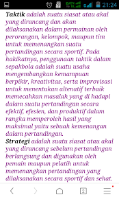 Bentuk taktik penyerangan dan pertahanan yang mencakup pengertian taktik individual, taktik kelompok, serta taktik tim harus dimatangkan. Jelaskan Apa Yang Dimaksud Taktik Penyerangan Brainly Co Id
