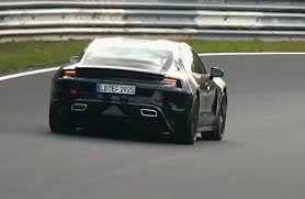 The concept version of the taycan, named the porsche mission e, debuted at the 2015 frankfurt motor show. Multiple Porsche Taycan Prototypes Rip Through Nurburgring For Track Testing