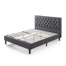 Check spelling or type a new query. Zinus Misty Charcoal Grey Full Upholstered Platform Bed Frame Fttp Dg F The Home Depot In 2021 Platform Bed Frame Upholstered Platform Bed Bed Frame