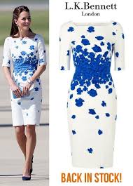 The Lk Bennett Lasa Poppy Dress Is Back In Stock In All Sizes On The Uk Site Poppy Print Dress Cambridge Dresses Royal Fashion