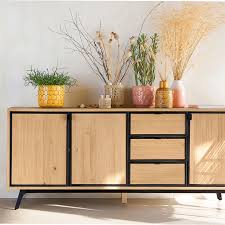 Buffet Enfilade Metal Et Bois Daffo Buffet Enfilade Idees De Decor Deco