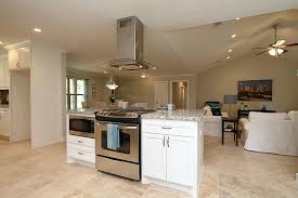 Gas and electric tops have their pros and cons, now you can have both by installing whichever you do not currently have. Modern Kitchen Island With Gas Stove Novocom Top