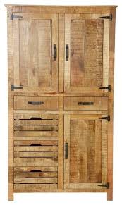 Shop with afterpay on eligible items. Avon Pioneer Rustic Solid Wood Farmhouse Armoire With Shelves Drawers Rustic Armoires And Wardrobes By Sierra Living Concepts Houzz