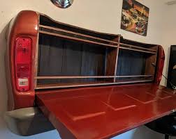 Stable regardless of the ground conditions and can be used on tires (13 up to 46) for a vehicle, rv, motor home, an exposed rear spare tire or utility trailers or heavy equipment Tailgate Fold Down Desk Tailgate Wall Mount Car Art Office Garage Furniture Mancave Decor Artofit