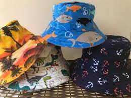 Bucket Hat Kids Unisex Pool Hat Infants Hat Hawaiian Print Etsy Toddler Hat Summer Hats Baby Hats