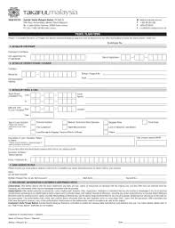 Commonly referred to as syarikat takaful or takaful malaysia) is a malaysian takaful company, the first of its kind in the country. Takaful Malaysia Fill Online Printable Fillable Blank Pdffiller