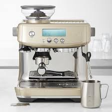 Whether you like lighter, medium or darker roasts with fruity, caramel or earthy flavors, you can enjoy your coffee exactly how you like it with our coffee machines and drip coffee. Breville Barista Pro Espresso Machine Williams Sonoma