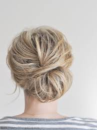 These updos for short hairstyle provides your hair a gorgeous style and keeps hair away from the face and use various twist and rolls to gives a beautiful haircut at the back and allows your hair to provide a perfect roll. From Top Knots To Sock Buns Bun Hairstyles For Any Occasion Hair Styles Chignon Hair Long Hair Styles