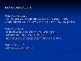 .faktor ke negara kita *merumuskan faktor kedatangan jepun *menjelaskan dasar pemerintahan jepun nasionalisme *menghuraikan kesan pemerintahan tentera jepun *menyenaraikan iktibar daripada pendudukan jepun. Pendudukan Jepun Di Negara Kita Ppt Download