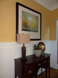 Chair rail moulding is a great way to spruce up a room and protect its walls from wily and dangerous chair backs. How To Find Art For Above A Tall Chair Rail Or Wainscoat Interior Design Greensboro
