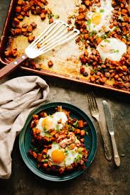Sheet Pan Sweet Potato Hash With Chorizo Runny Eggs Coley Cooks Recipe Healthy Egg Recipes Sweet Potato Hash Recipes
