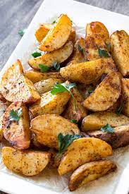 Roasted Potatoes The Cozy Apron Recipe Healthy Food Alternatives Roasted Potatoes Vegetable Recipes