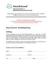 Haus & grund grafschaft moers e. Gebuhrenordnung Haus Grund Moers