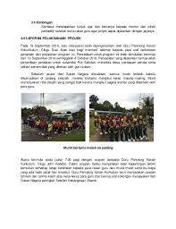 Hari sukan negara di jadikan agenda nasional yang selari dengan matlamat negara ke arah wawasan 2020 yang bakal diisi dengan pelbagai aktiviti sukan dan riadah untuk memastikan setiap lapisan masyarakat mengambil bahagian dalam meraikan sambutan hari sukan negara dan diraikan secara. 3 4 Bimbingan Sentiasa Mendapatkan Tunjuk Ajar Dan Bertanya Kepada Mentor Dan Pihak Pentadbir Sekolah Serta Rakan Guru Aga Negara Oktober