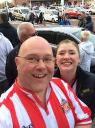 Just brilliant back in the Championship, first step back to the Premier  League. Would have been there with daughter if I had not had a cast