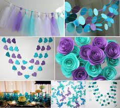 Image Result For Teal And Purple Themed Party Ideas Purple Wedding Decorations Teal Wedding Decorations Wedding Decorations Uk