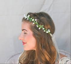 Romance Flower Crown Wedding Bridal Veils And Headpieces Wedding Hair Accessories
