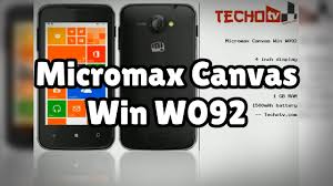 Photos of the Micromax Canvas Win W092 ...