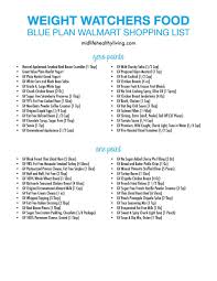 This is just a small list of the many foods you can enjoy with zero points on your weight watchers plan. Weight Watchers Food To Buy From Walmart Blue Plan