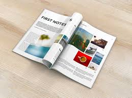 A4 Magazine Mockup Vol 2 Magazine Mockup Trifold Brochure Template Mockup