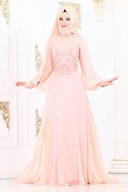 Modaselvim Abiye Kolu Pelerinli Incili Abiye 2411mg334 Somon Dresses Fashion Muslim Fashion