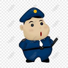 Kartun Polisi Gemuk Yang Lucu Png Grafik Gambar Unduh Gratis Lovepik