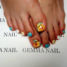 六本木ネイルサロン Gemma Nail さんのネイルデザイン ひまわりネイル