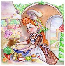 Сообщество иллюстраторов | Иллюстрация Волшебница Крутиха-Повариха. .