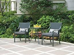 Alexandra Square 3 Piece Outdoor Bistro Set Red Stripe With Butterflies Seats 2 Outdoors Relax Grill Sun Poarch Backyardse Outdoor Bistro Set Bistro Set Patio