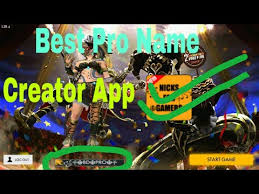 Memu offers you all the free fire is the ultimate survival shooter game available on mobile. Best Pro Names Creator App For Free Fire And Pubg Mobile Best Pro Name Creator App In Free Fire Youtube