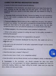 See full list on writingcenter.unc.edu Write A Book Review On The Lady Or The Tiger By Frank Stockton With Perfect Format From Given Brainly In