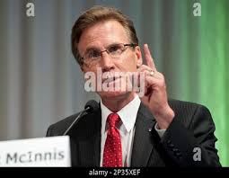 Democratic candidate for the U.S. Senate Scott McAdams, listens to a  question during an interview in Juneau, Alaska Saturday, Sept. 25, 2010 (AP  Photo/Chris Miller Stock Photo