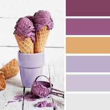 100 Color Inspiration Schemes Lilac Gold Grape Color Palette Color Palette Color Inspiration Color Balance