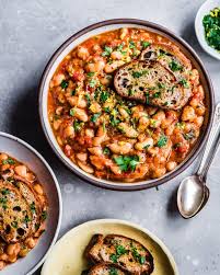 Beans are a great source of protein and are often incorporated into the diet of those who have dietary restrictions against meat. Vegan Instant Pot White Bean Stew Rainbow Plant Life