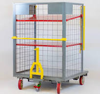 Cage Carts & Aluminum Deck Order Picker Carts | National Cart