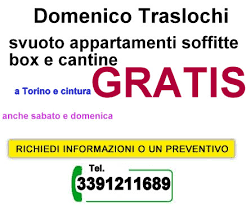 È possibile effettuare sgomberi con la massima flessibilità di orario nei giorni prescelti. Sgomberi Mansarda Svuoto Appartamenti Gratis Torino