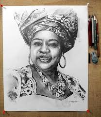Commissioned pencil and charcoal portrait