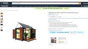 However, you don't have to use these two combined at all. For 26 000 You Can Buy A Home On Amazon With A Bathroom And Kitchen