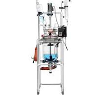 Single or Dual Jacketed Reactor Systems, Glass Reactor 20 L