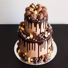 Pin Van Curlyyheadd Op Cake And Cupcakes 18e Verjaardagstaart Chocolade Fudge Cake Verjaardagstaart