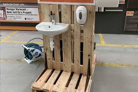 Waschtischplatte mit einem gefliesten unterschrank. Mobiles Waschbecken Selber Bauen Anleitung Von Hornbach