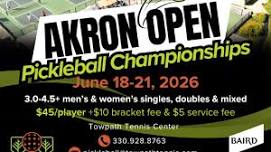 Akron Open Pickleball Championships