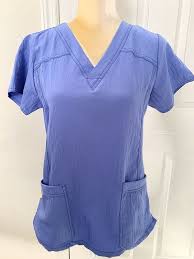 Wonderwink Four Stretch Ceil Blue V Neck Scrub Top Uniform Sporty Size Small Fashion Clothing Shoes Accessories Uniformsworkcl Tops Wonderwink V Neck Tops